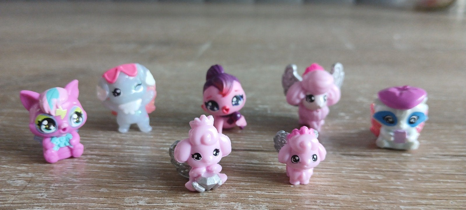 7 kleine hatchimals dieren, Ophalen of Verzenden