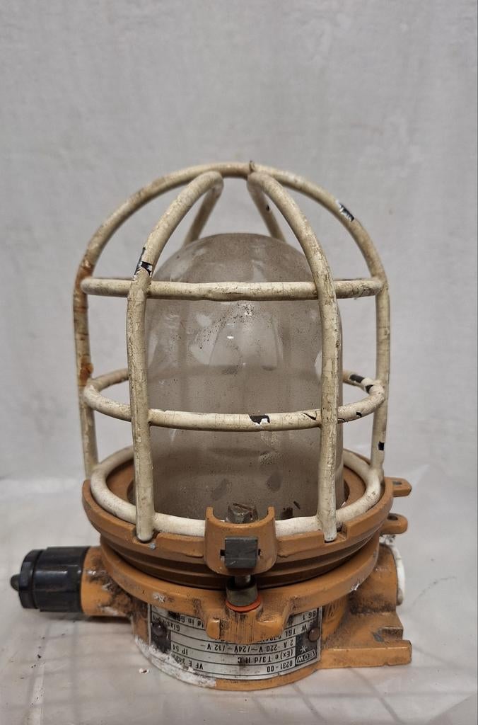 EOW Bullseye Bunkerlamp - Industriële Vintage Lamp, Ophalen of Verzenden
