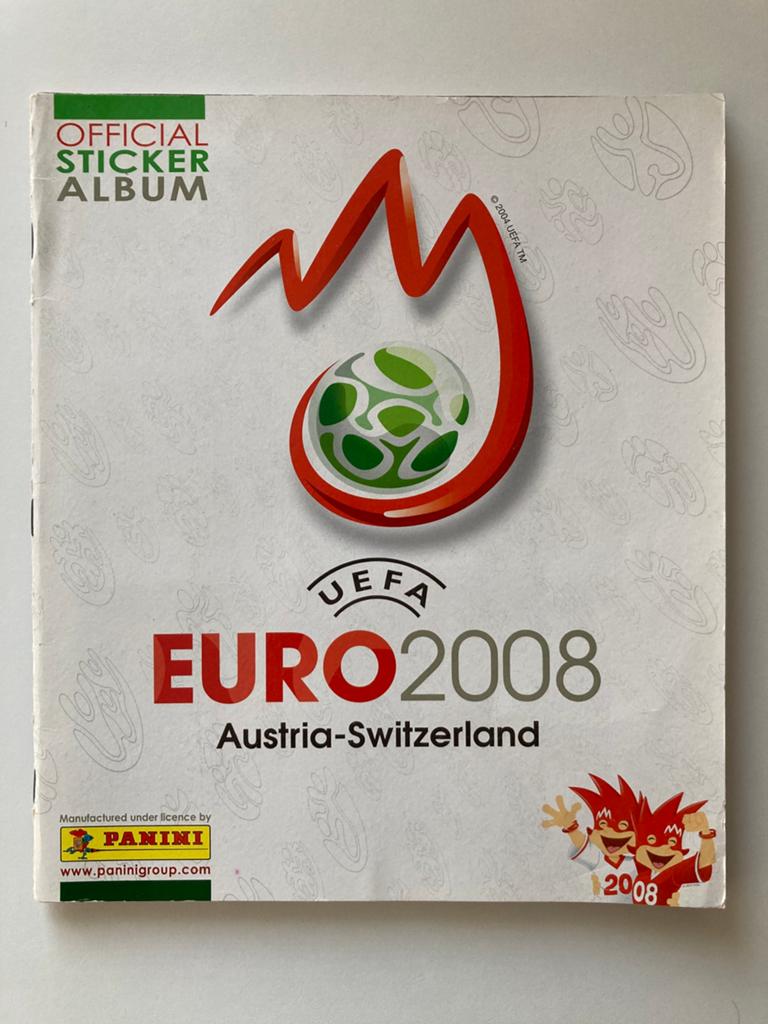 Panini Euro 2008 - Incompleet (470/535), Ophalen of Verzenden, Zo goed als nieuw, Buitenlandse clubs, Poster, Plaatje of Sticker