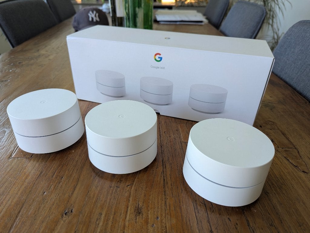Google Wifi Mesh Systeem (3-pack) – AC1200 / Model GJ2CQ, Ophalen, Zo goed als nieuw, Router, Google Nest