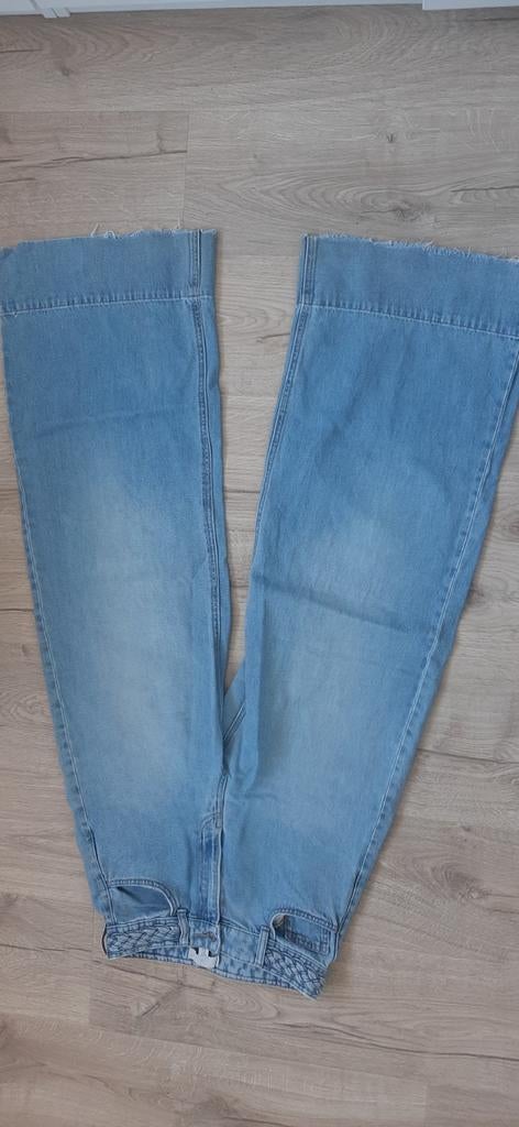 Broek van de H&M maat 34 (XS)  lichtblauw, Ophalen, Zo goed als nieuw, Blauw, W27 (confectie 34) of kleiner
