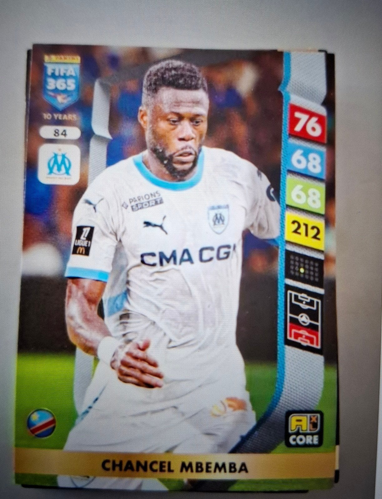 5 x Spelers Olympique Marseille, Ophalen of Verzenden, Nieuw, Buitenlandse clubs, Spelerskaart