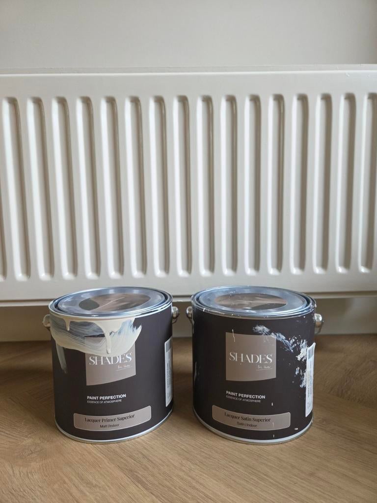 Sunkissed Dune, 1 x lak en 1x lak primer, merk Eric Kuster, Doe-het-zelf en Verbouw, Verf, Beits en Lak, Overige kleuren, Nieuw