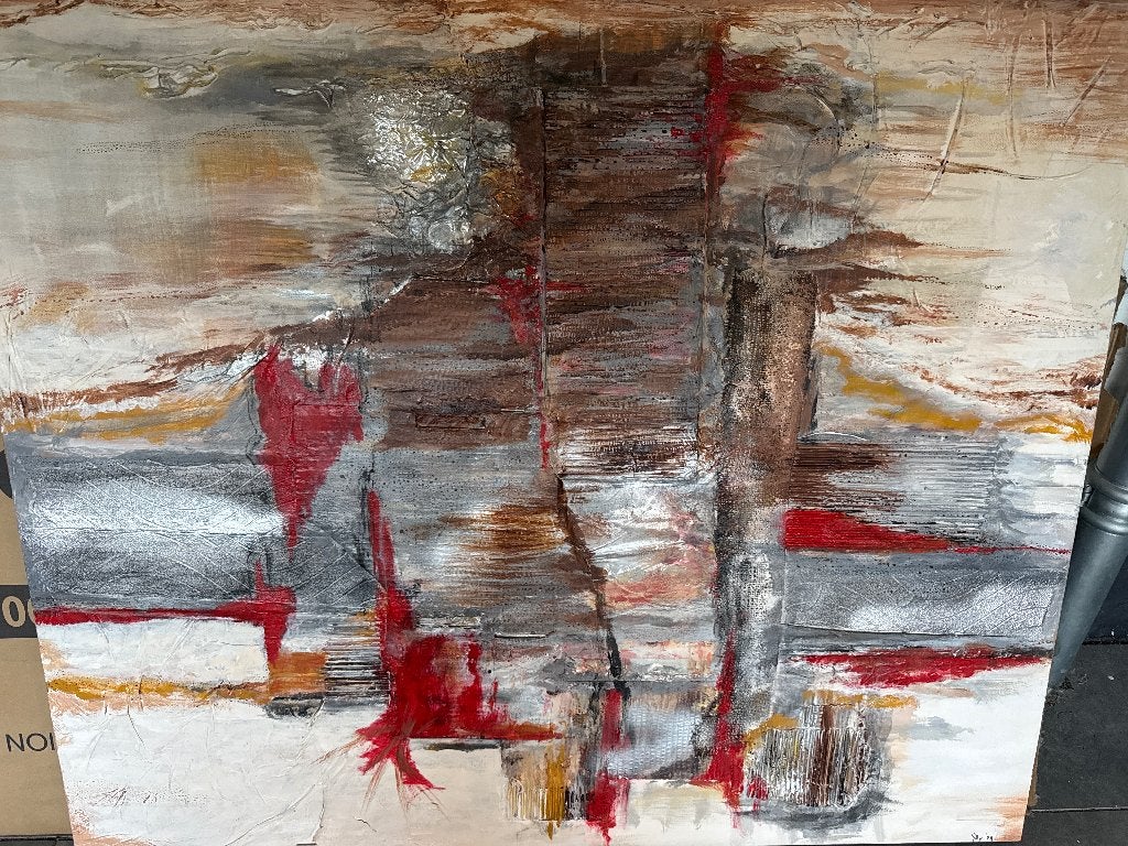 Prachtig schilderij, Antiek en Kunst, Kunst | Schilderijen | Klassiek, Ophalen, Overige stijlen, Overige ondergronden, Handgeschilderd