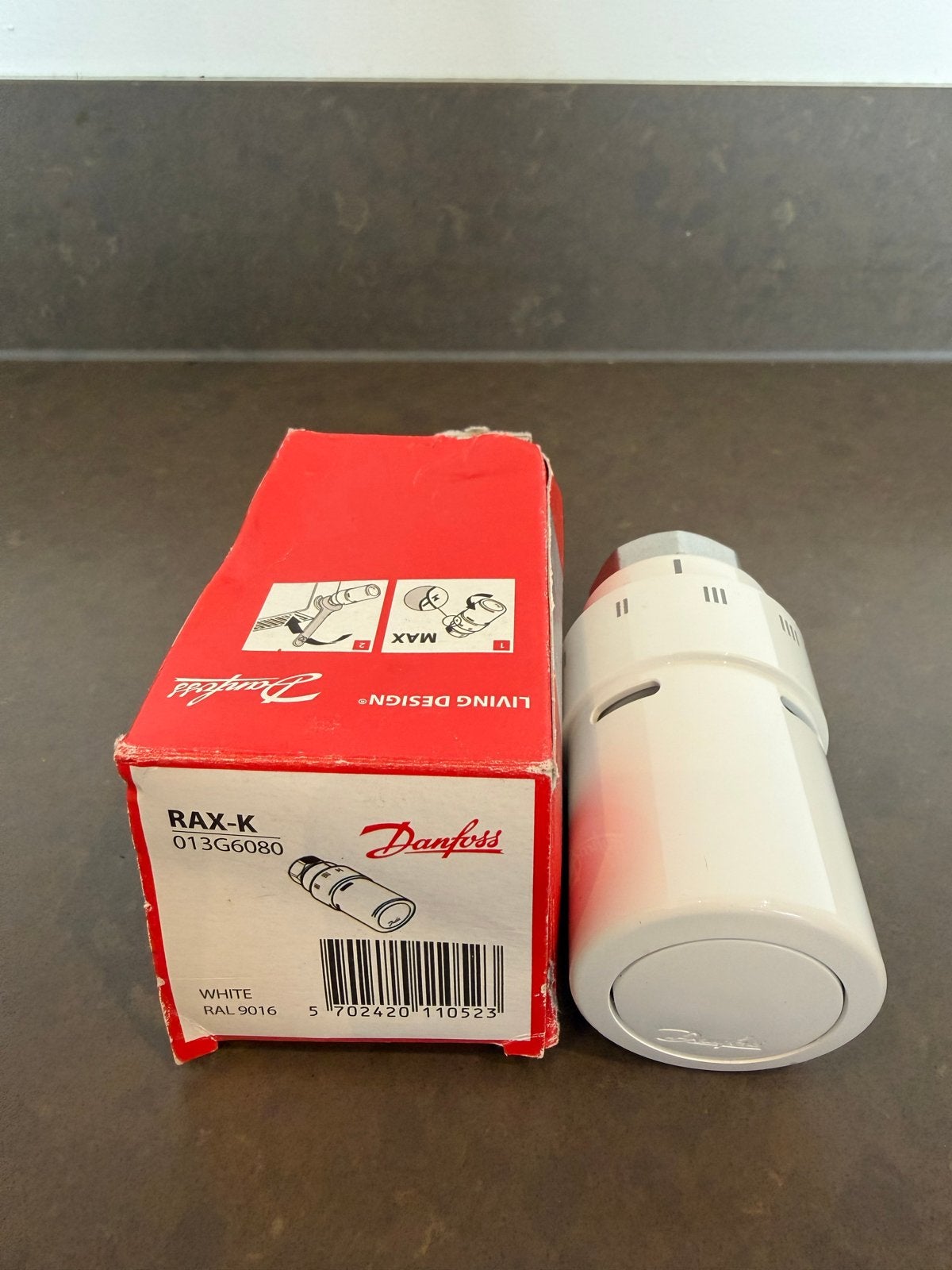 Nieuwe Danfoss RAX-K Design Thermostaatkop Wit (013G6080), Ophalen of Verzenden, Nieuw, Thermostaat