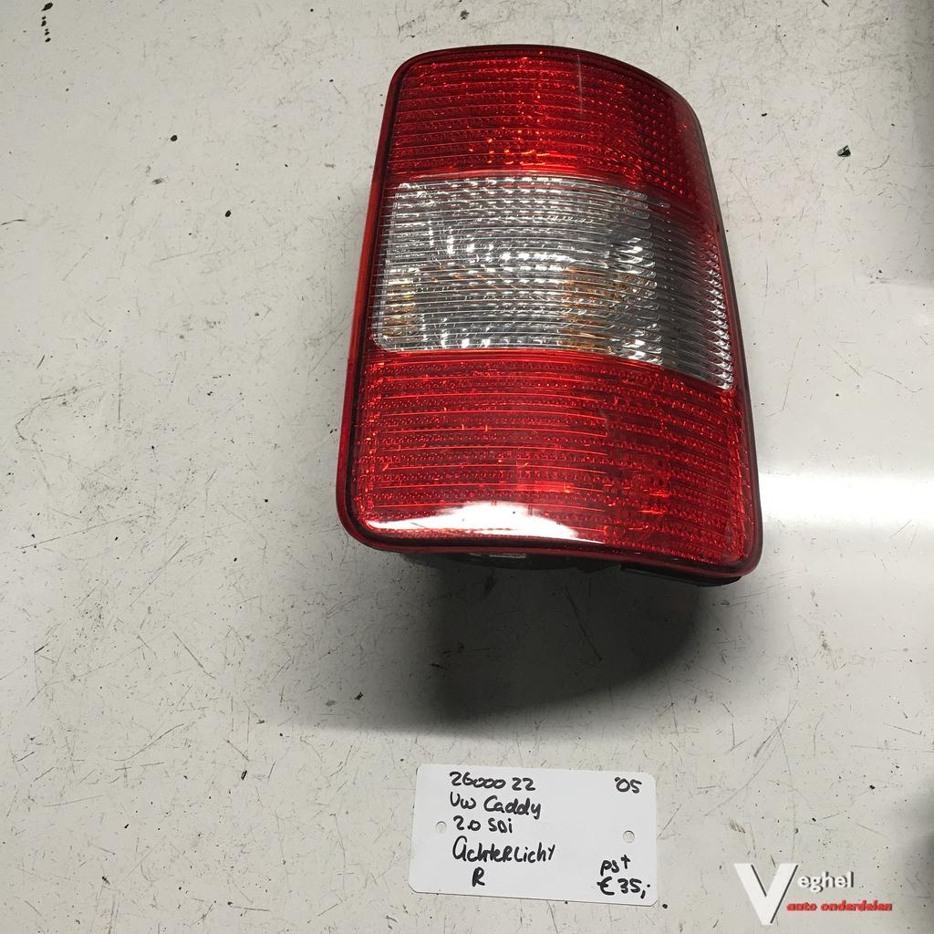 Vw Caddy 2.0 sdi  2005 2600022  Achterlicht Links of Rechts, Gebruikt, -, -, Ophalen of Verzenden