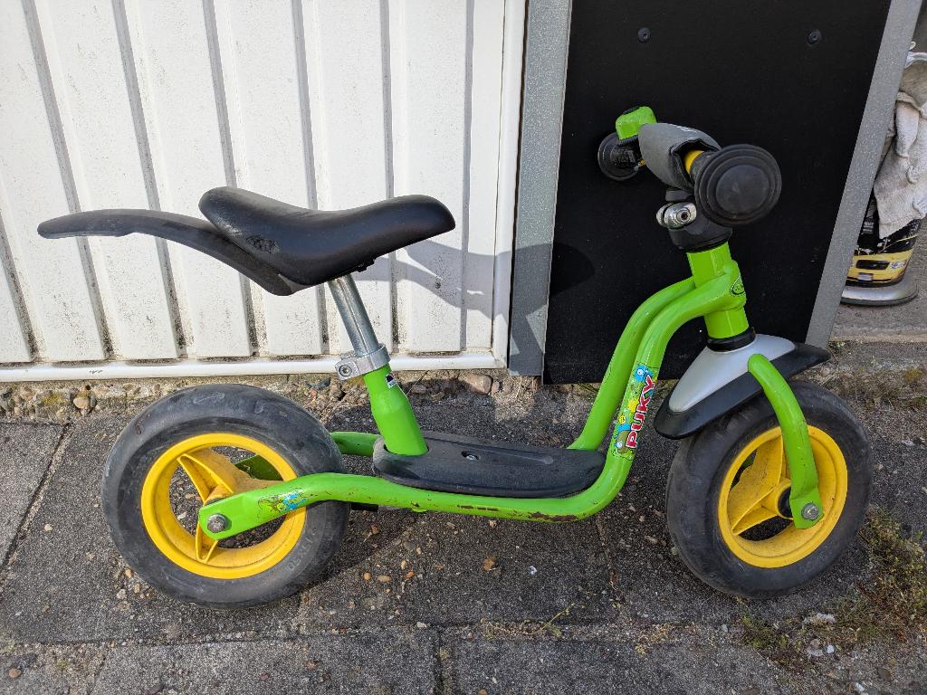 Puky loopfiets groen, Ophalen, Gebruikt, Loopfiets