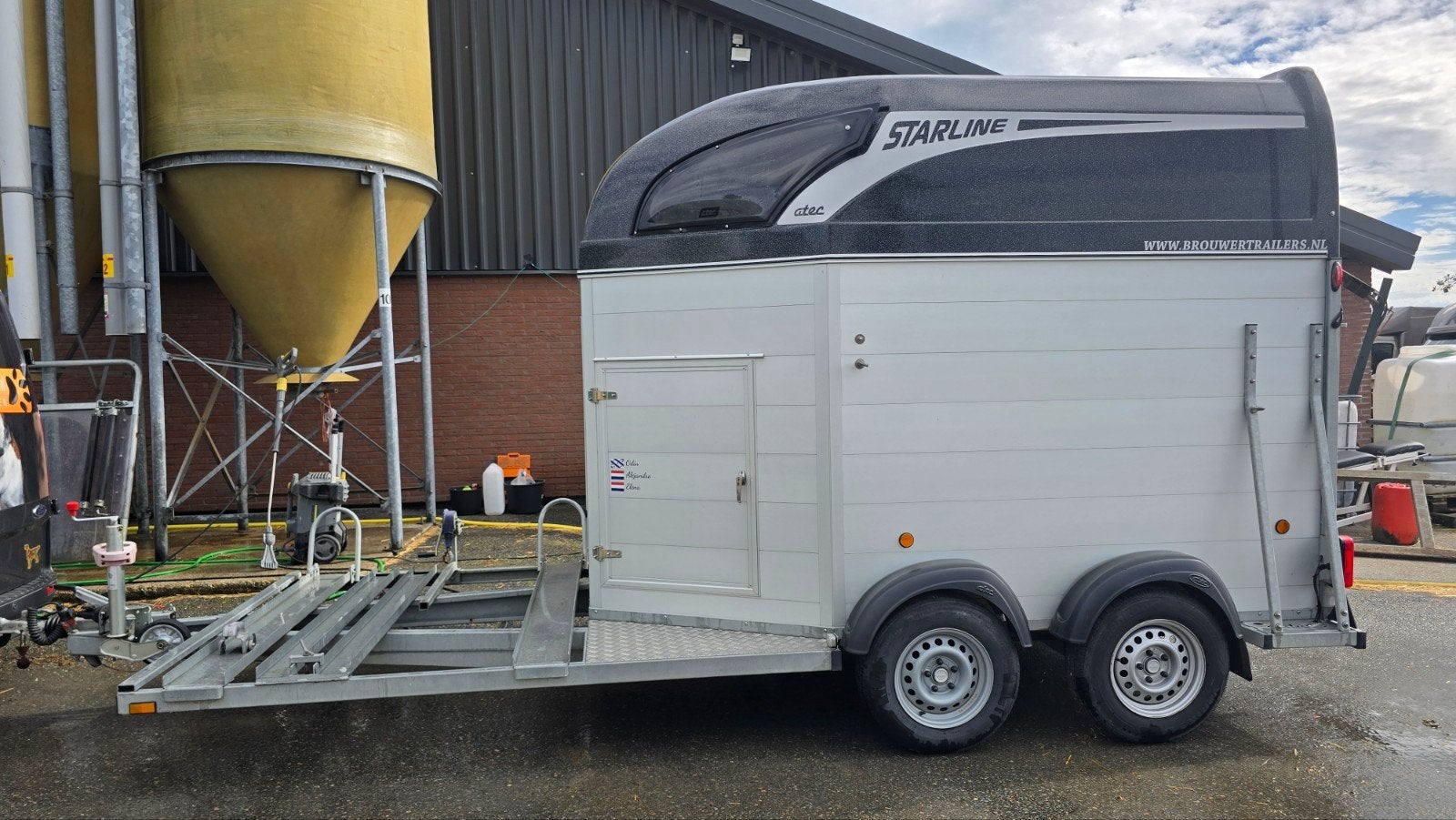 Atec starline 2 paardstrailer met koetsframe, Dieren en Toebehoren, Ophalen, Aluminium, Overige typen