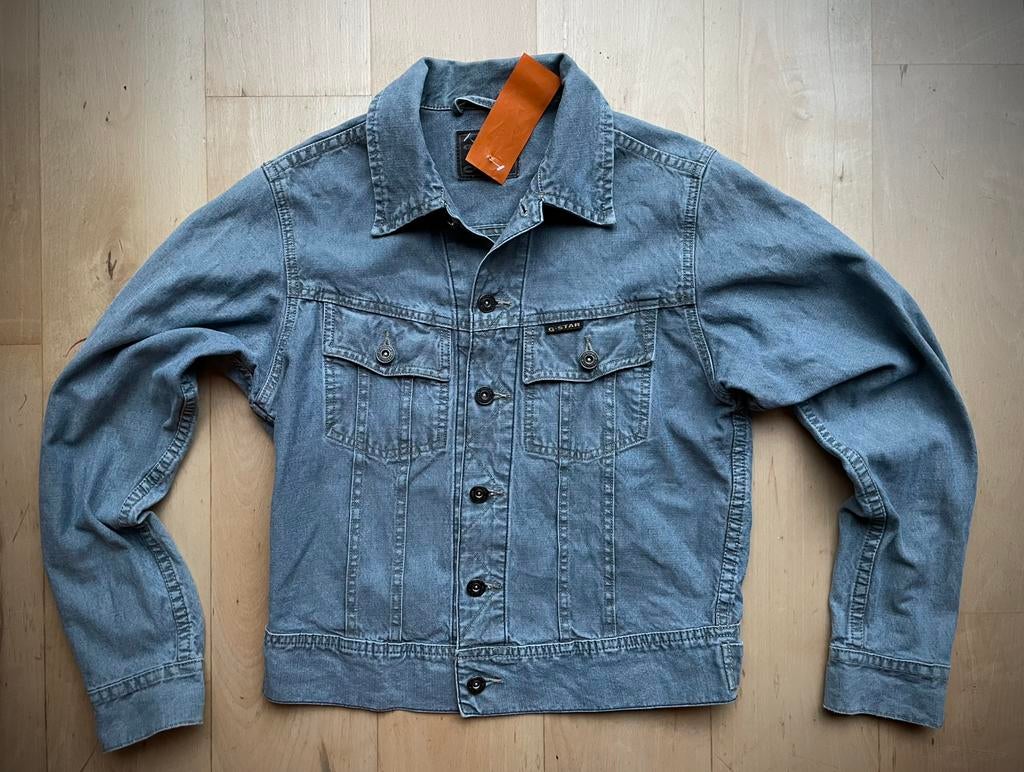 G Star Raw stoer design spijker jas dames M, Ophalen of Verzenden, Zo goed als nieuw, Maat 38/40 (M), Blauw