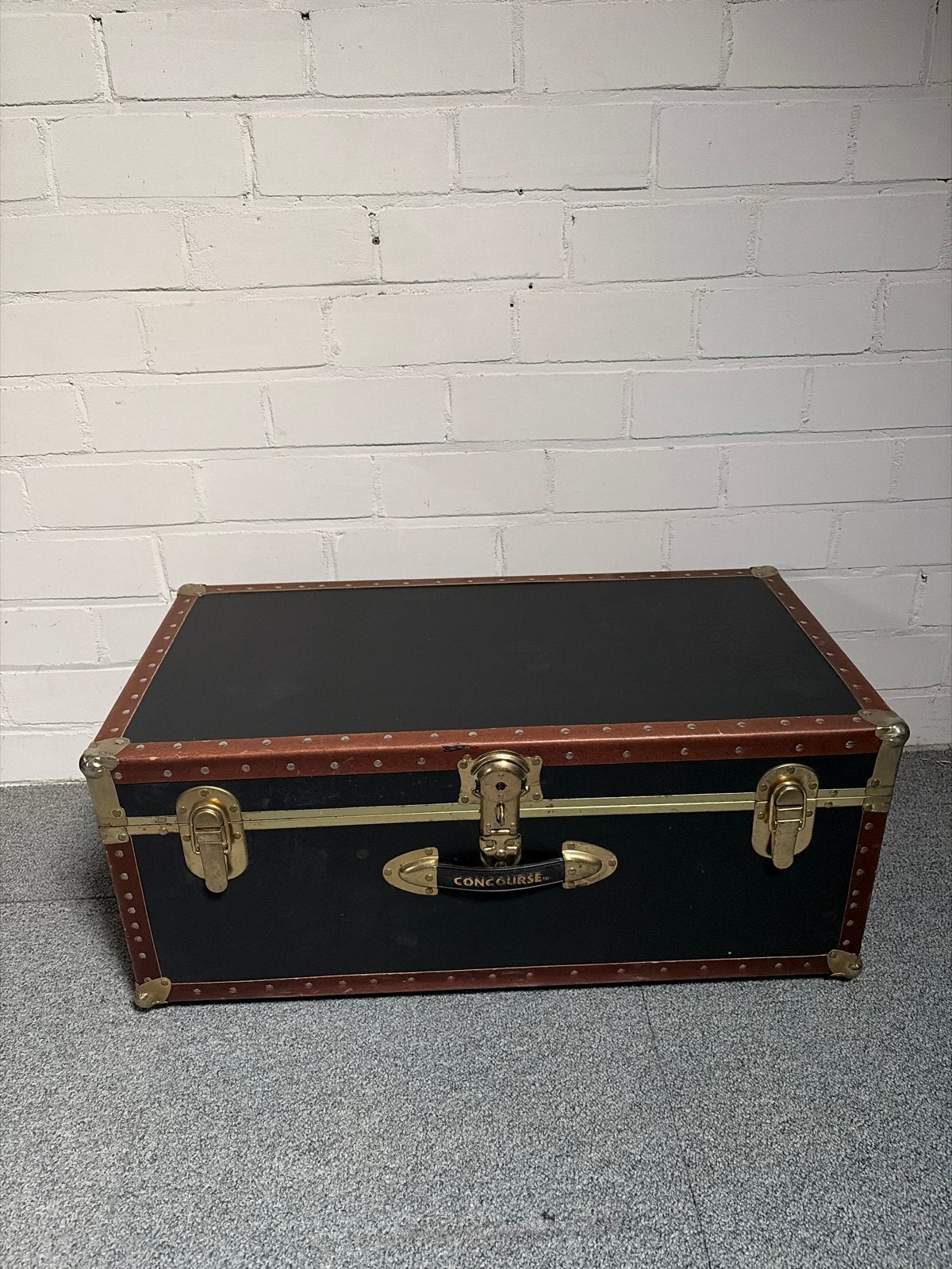 Vintage Concourse koffer/opbergkist op wielen, Ophalen, Gebruikt, Minder dan 50 cm, 75 tot 100 cm