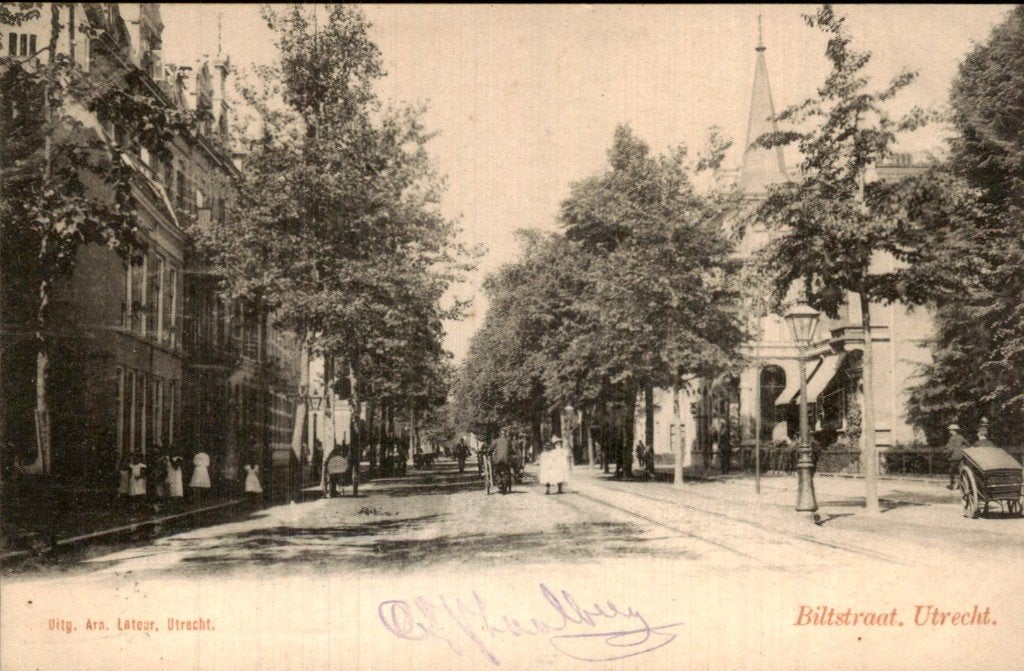 Utrecht - Biltstraat - Straatbeeld, Ophalen of Verzenden, Voor 1920, Gelopen, Utrecht