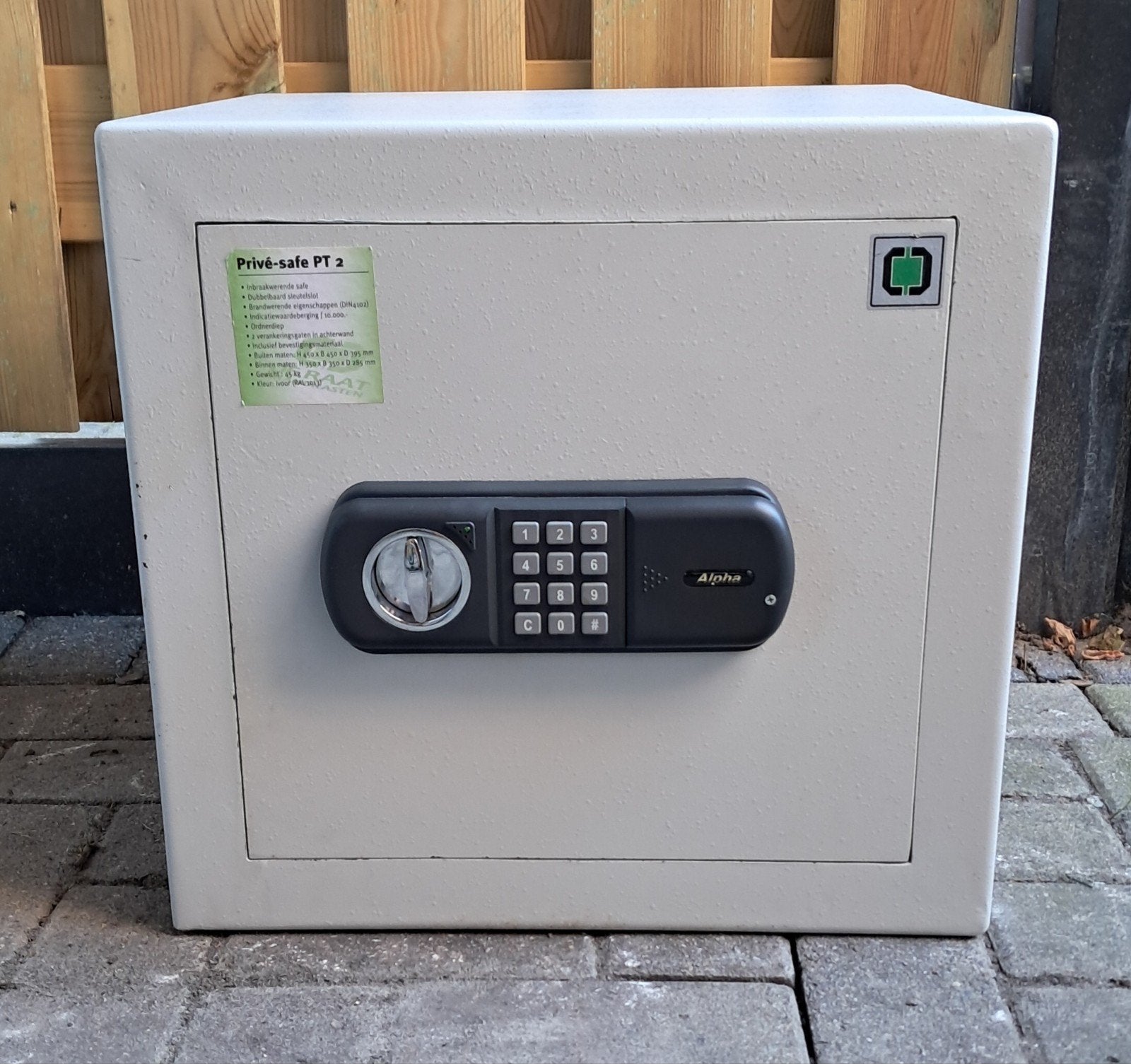 Degelijke Kluis / Brandkast - De Raat ET-2, Ophalen, Zo goed als nieuw, Brandkast