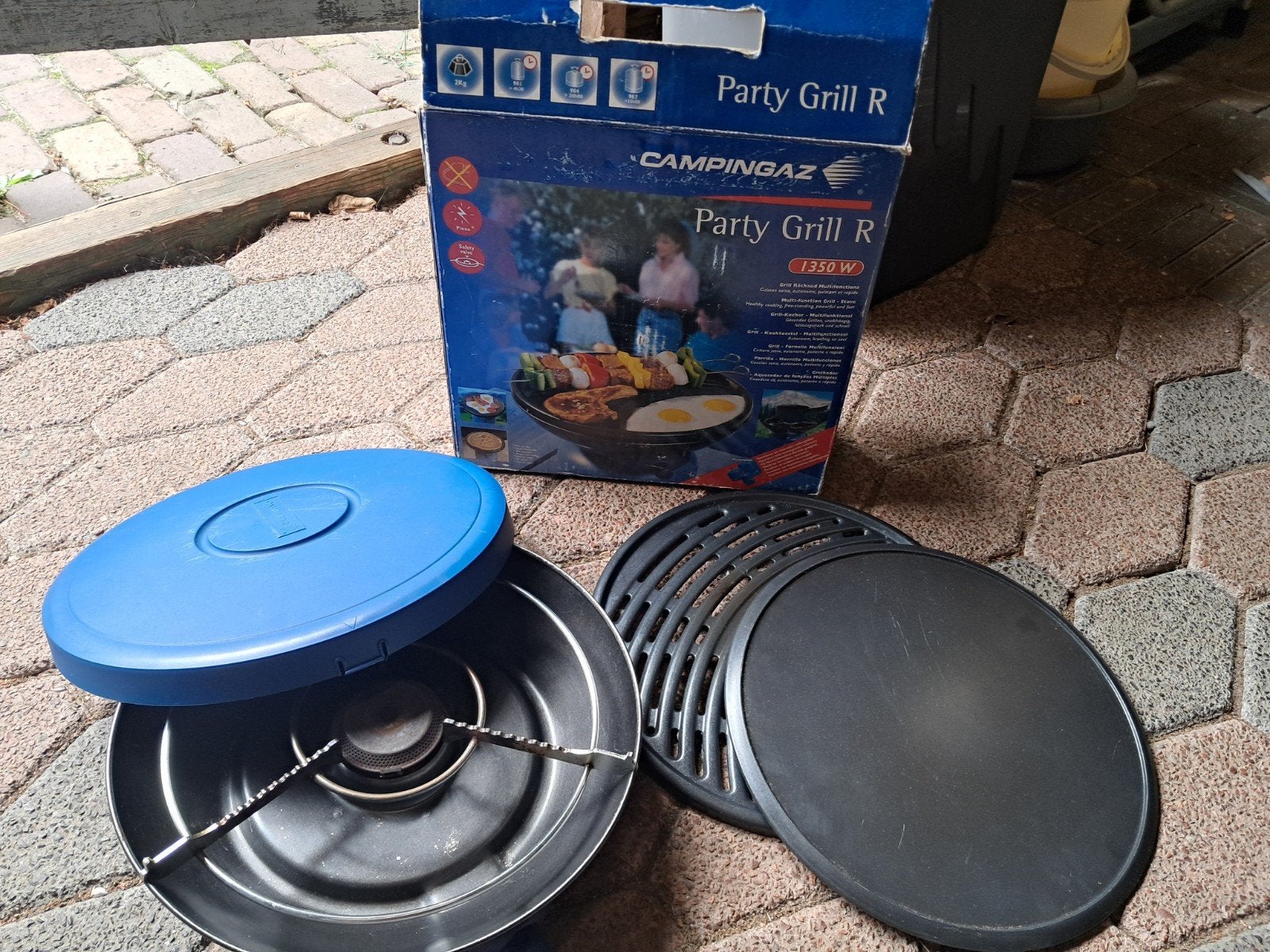 Campingaz Party Grill R 1350W - Multifunctionele Grill, Ophalen of Verzenden, Gebruikt