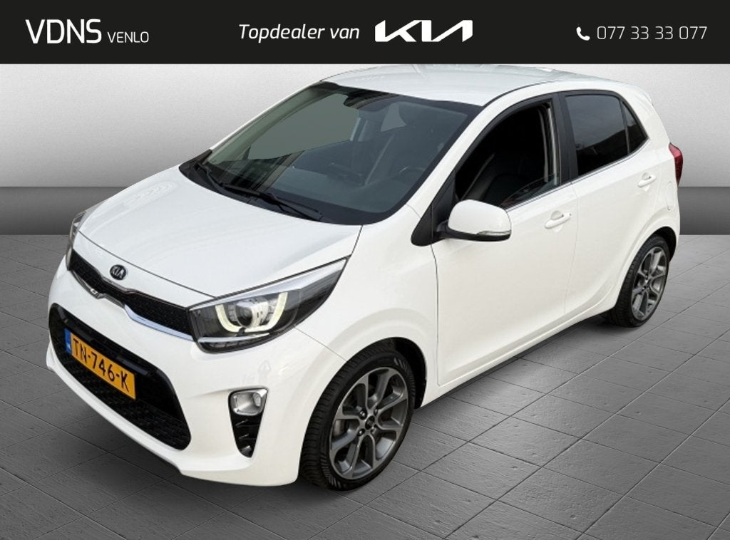 Kia Picanto 1.0 CVVT Design Edition NAVI + CAMERA / LUXE UIT, Auto's, Keurmerk '100% Onderhouden', Gebruikt, Start-stop-systeem