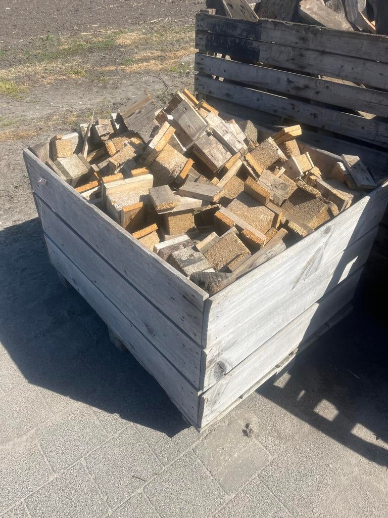 Stookhout kachel haardhout pallet hout, Minder dan 3 m³, Ophalen of Verzenden, Overige houtsoorten, Blokken
