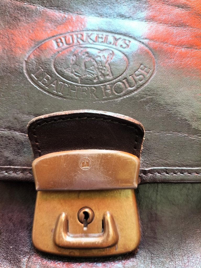 Tas Burkelys voor documenten of school, Gebruikt, 20 tot 30 cm, Zwart, Minder dan 40 cm