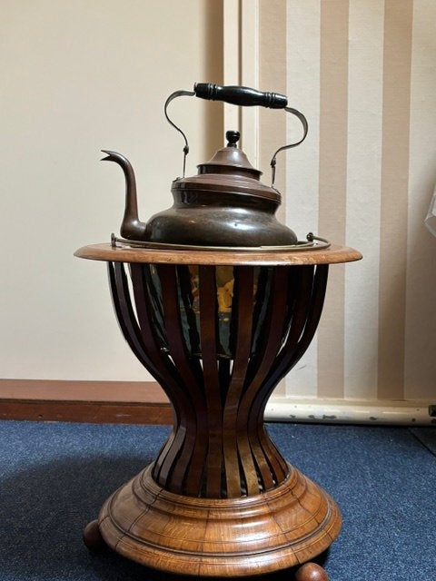 Antieke theestoof, Antiek en Kunst, Ophalen, Koper