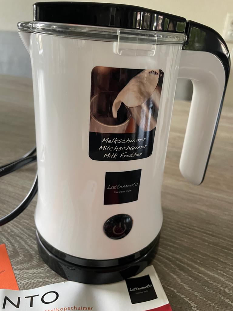 Lattemento elektrische melkopschuimer - Zo goed als nieuw, Ophalen, Zo goed als nieuw