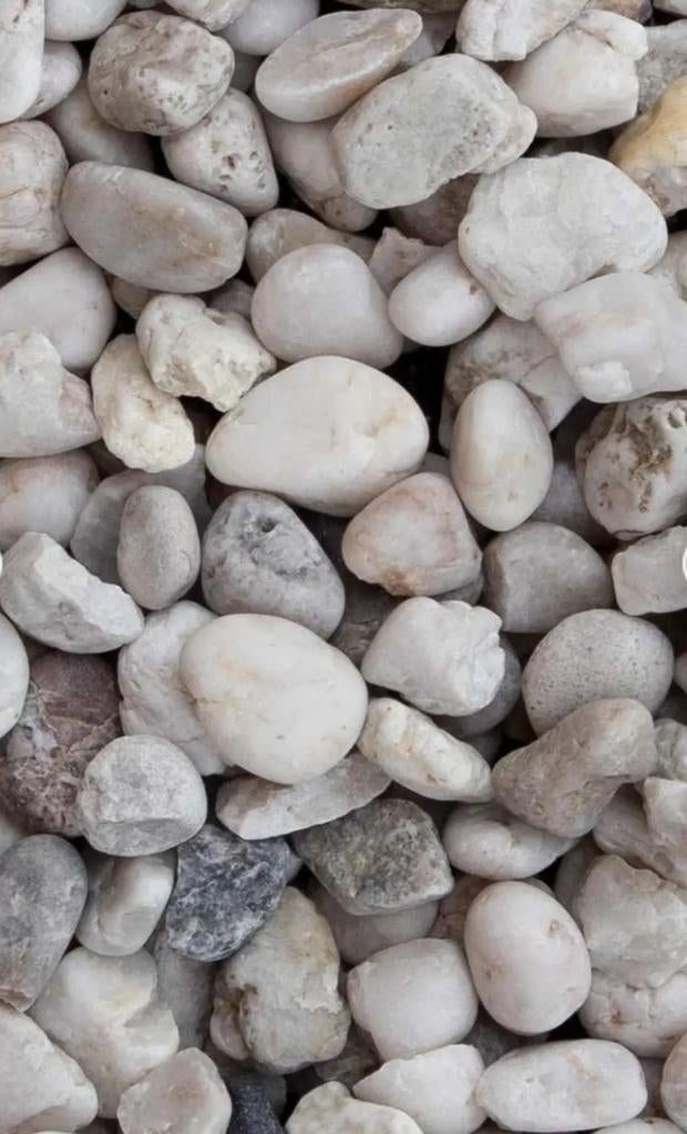 Limburgs grind 1/3e big bag, Tuin en Terras, Ophalen of Verzenden, Nieuw, Wit, Grind