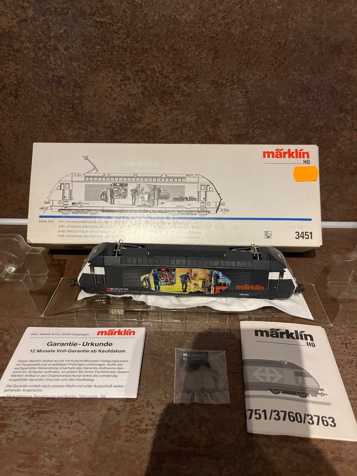 Märklin H0 Locomotief Serie 460 met Universelelektronica, Hobby en Vrije tijd, Wisselstroom, Locomotief, Nieuw, Ophalen of Verzenden