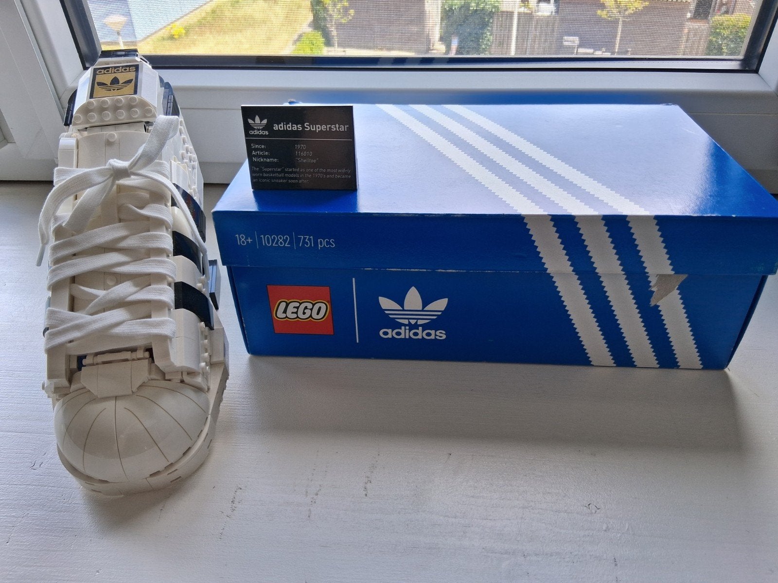 LEGO Adidas Originals Superstar 10282, Kinderen en Baby's, Speelgoed | Duplo en Lego, Ophalen of Verzenden, Zo goed als nieuw