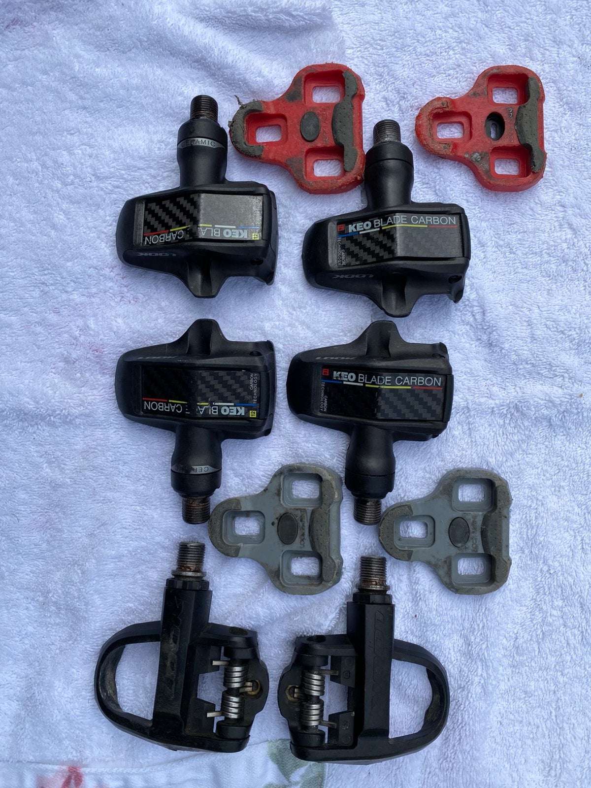 Look keo blade carbon 3 sets, Fietsen en Brommers, Ophalen of Verzenden, Carbon