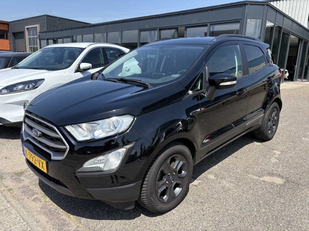 Ford EcoSport 1.0 EcoBoost Titanium | Trekhaak (bj 2019), Auto's, Gebruikt, Ecosport, Zwart, Bedrijf
