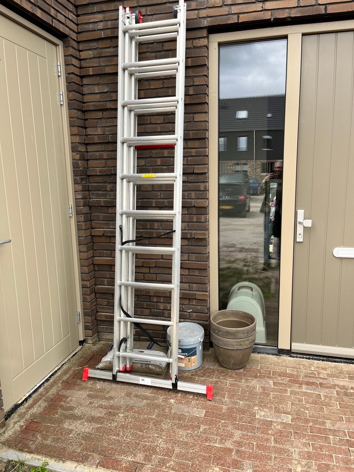 Altrex All Round - 3-delig - reform ladder - 3x10, Ophalen, Zo goed als nieuw, Ladder, Opvouwbaar of Inschuifbaar