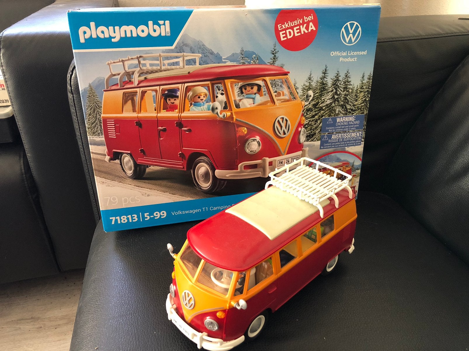 Playmobil 71813, VW T1, Winter Edition 2, Ophalen, Zo goed als nieuw