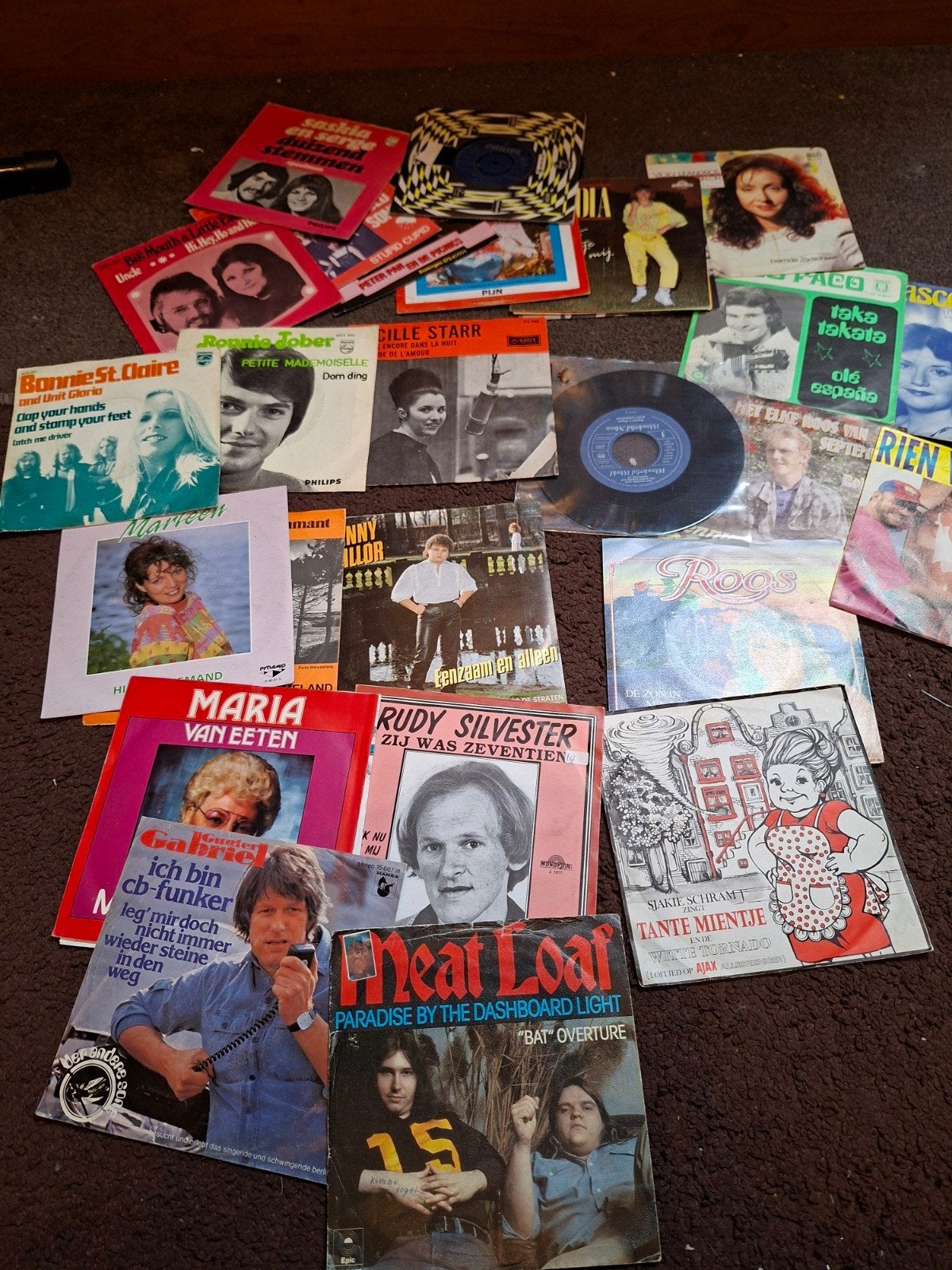partij singels en lp,s, Ophalen, LP, Gebruikt, 7 inch