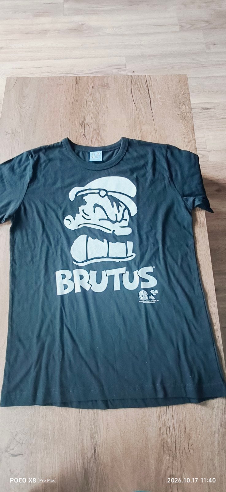 Zwart Brutus T-shirt Maat S - nieuw, Kleding | Heren, Verzenden, Zwart, Joposhirt, Nieuw