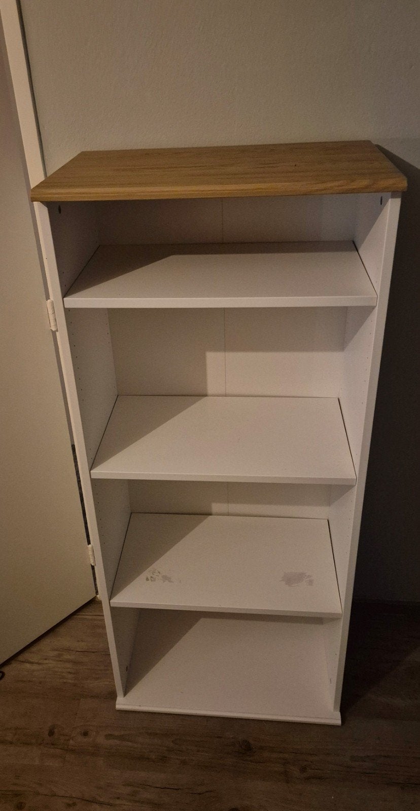 IKEA HAVSTA open kast – wit/hout met verstelbare planken, Ophalen, Met plank(en), Gebruikt, 100 tot 150 cm