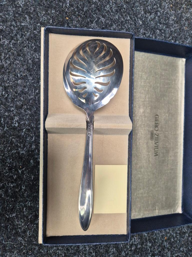 Gero Zilvium Gero Zilmeta Slacouvert in originele doos, Antiek en Kunst, Ophalen of Verzenden