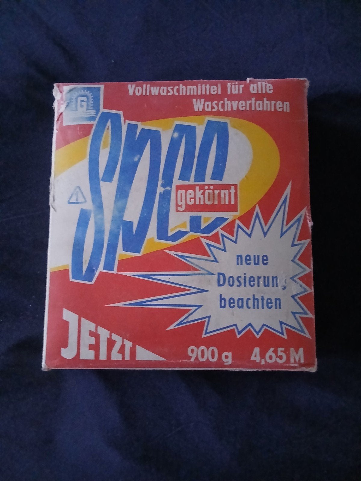 Vintage Spee gekörnt wasmiddel - DDR, Ophalen of Verzenden, Gebruikt