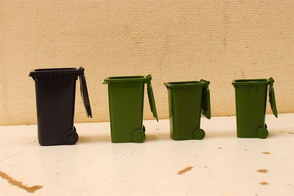 4 stuks Kleine Kliko containers 49484, Ophalen of Verzenden, Gebruikt