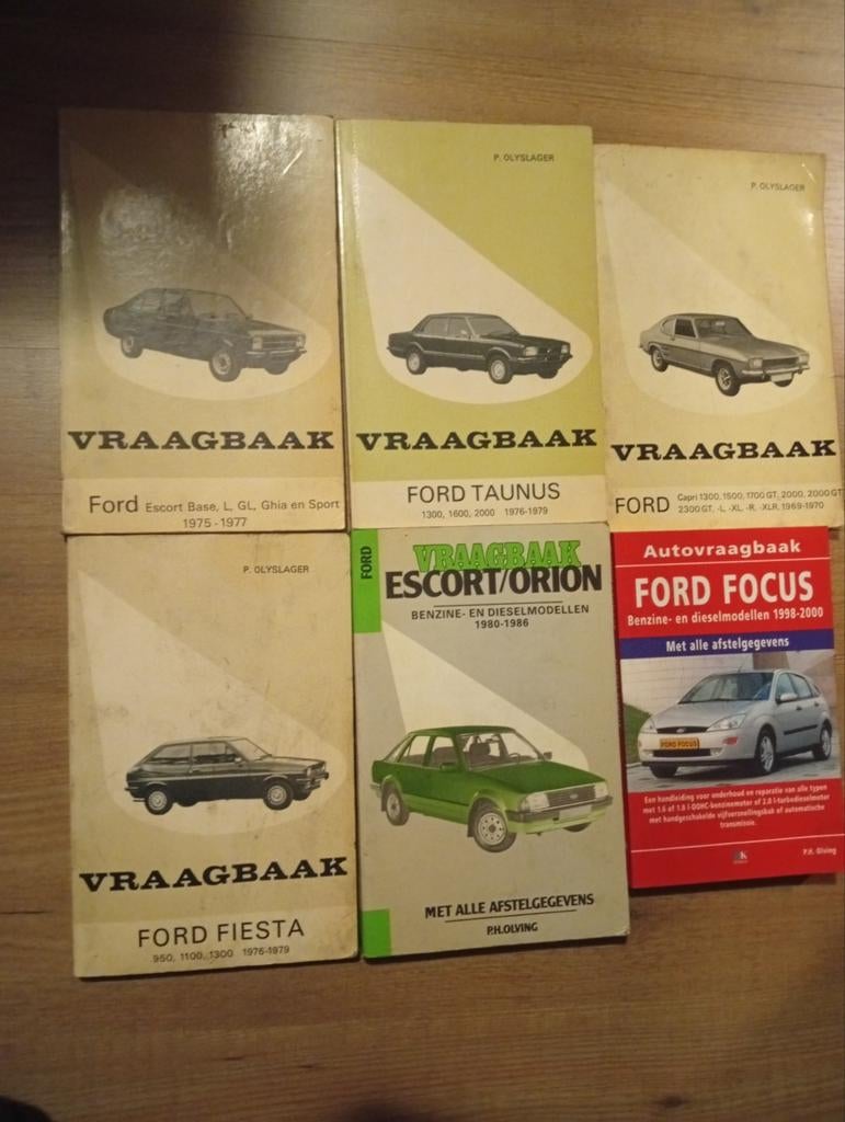 6x verschillende Vraagbaak boeken Ford!, Boeken, Auto's | Boeken, Gelezen, Ford, Ophalen of Verzenden