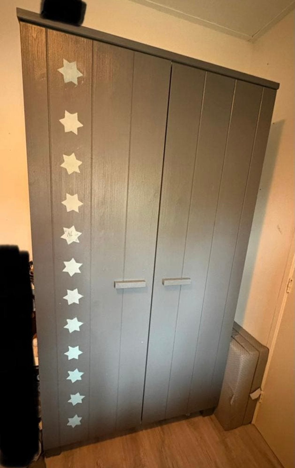 Stoere grenenhouten kledingkast WOOOD, Ophalen, 50 tot 70 cm, 105 cm of meer, 100 cm of meer