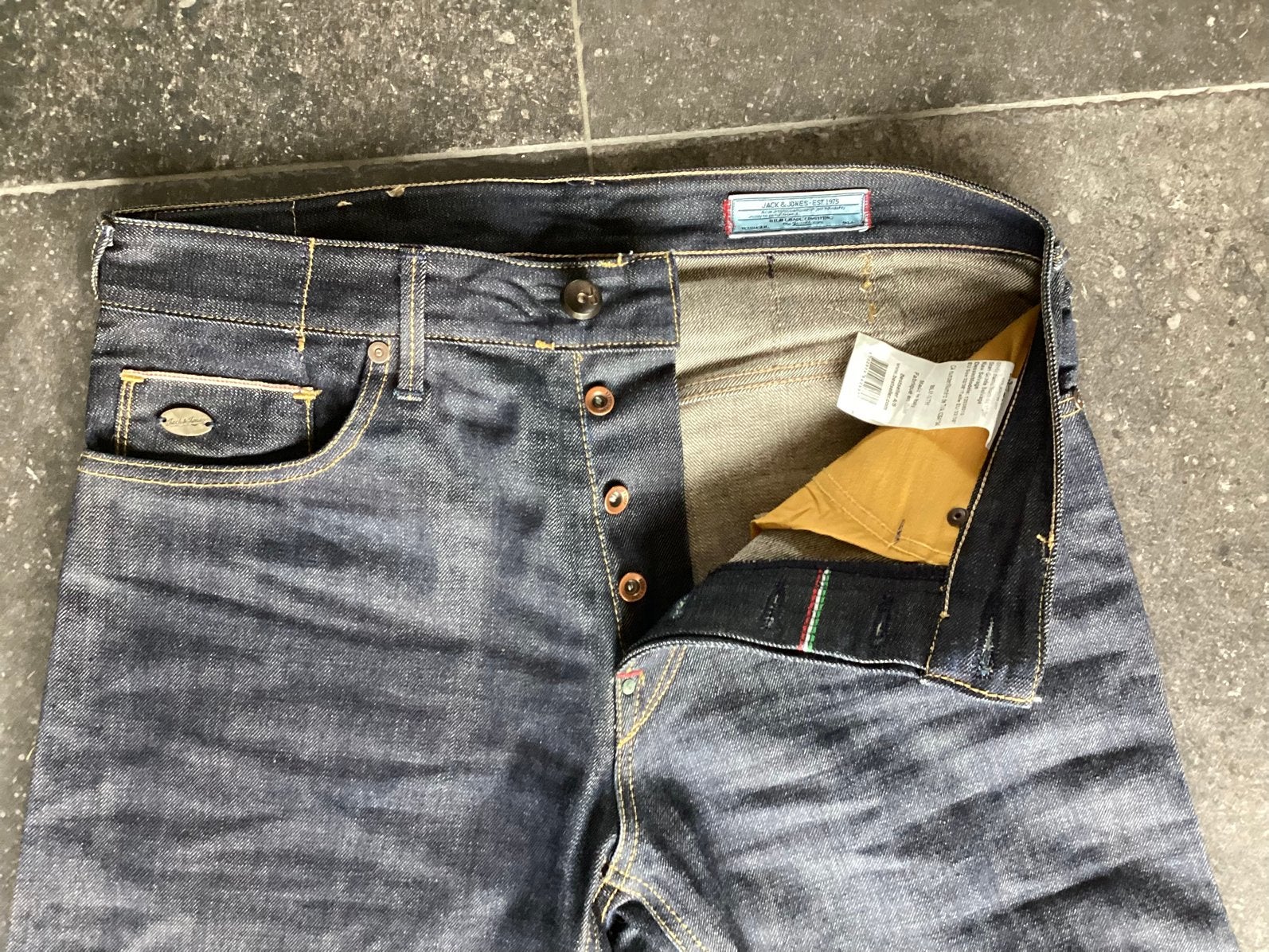 Jack & Jones Selvedge jeans W32, Ophalen of Verzenden, Nieuw, Blauw, W32 (confectie 46) of kleiner