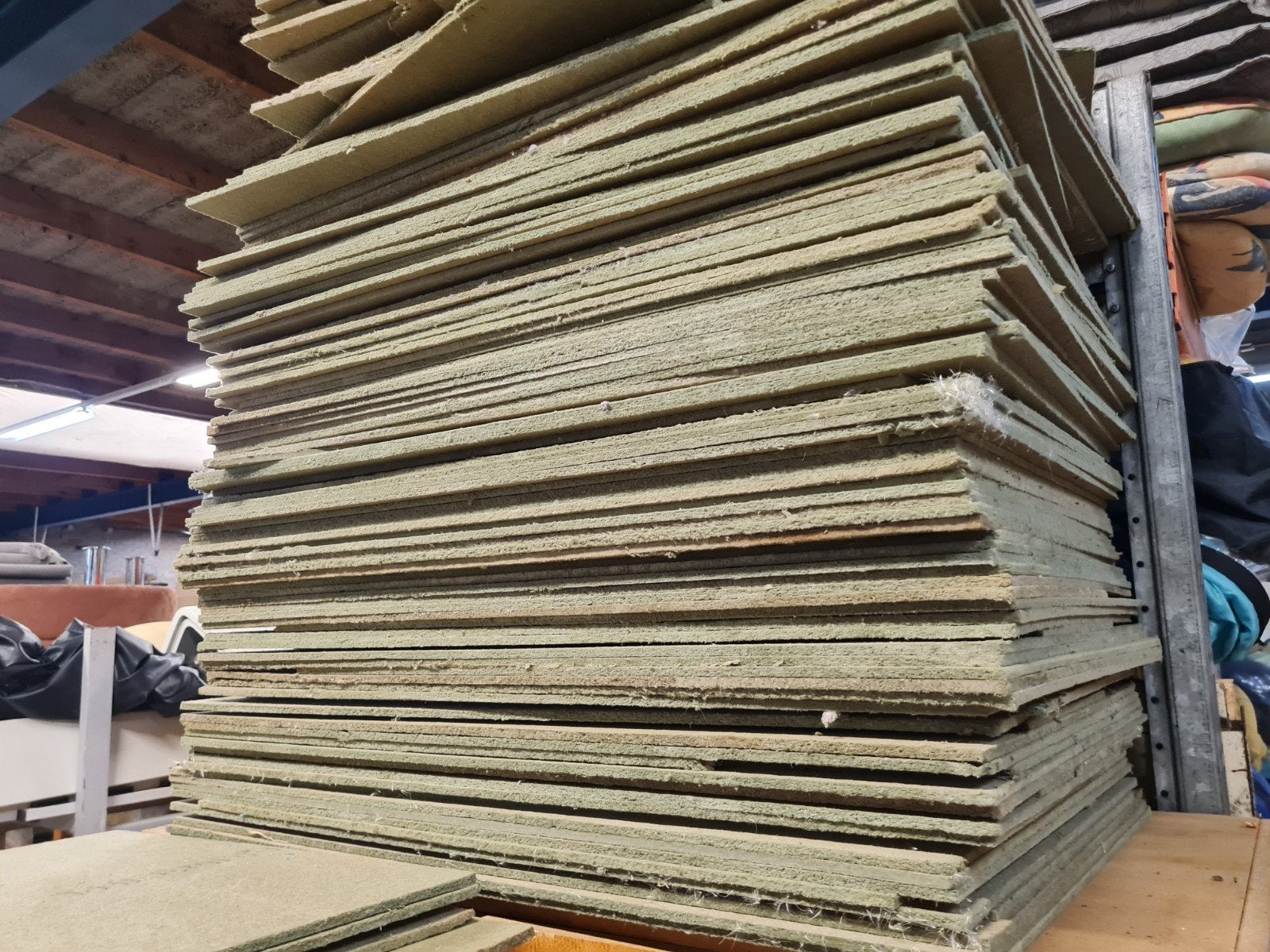 Ondervloer platen voor laminaat of vloerbedekking ca 100 stu, Ophalen, Overige materialen, 30 cm of meer, Gebruikt