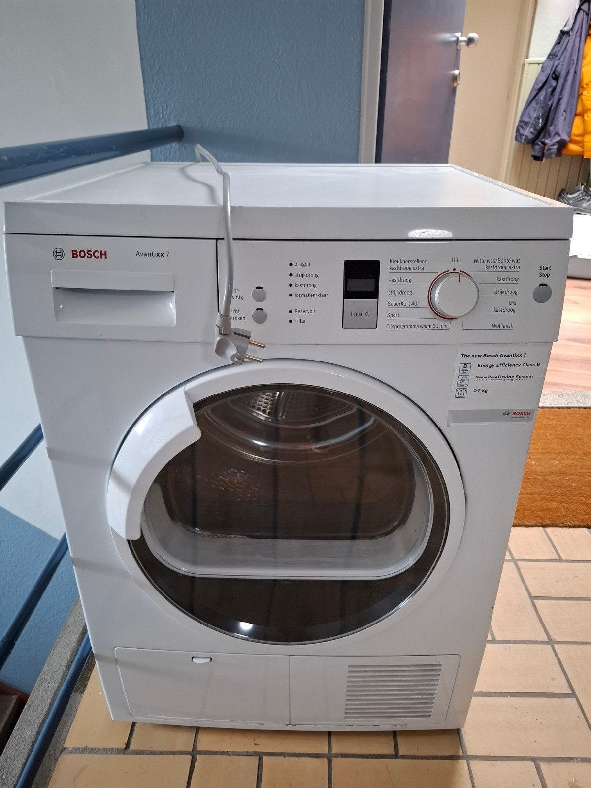 Condensdroger, Witgoed en Apparatuur, Wasdrogers, Ophalen, Gebruikt, Condens, 85 tot 90 cm