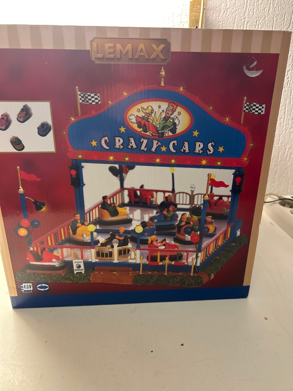Lemax Crazy Cars Kermisattractie - Zo goed als nieuw, Ophalen of Verzenden, Zo goed als nieuw