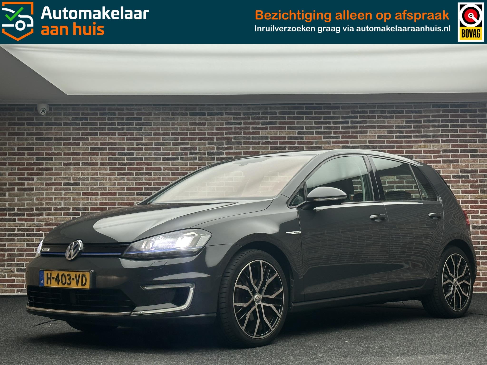 Volkswagen e-Golf e-Golf, Auto's, Verwarmde buitenspiegels, Stof, Gebruikt, 116 pk