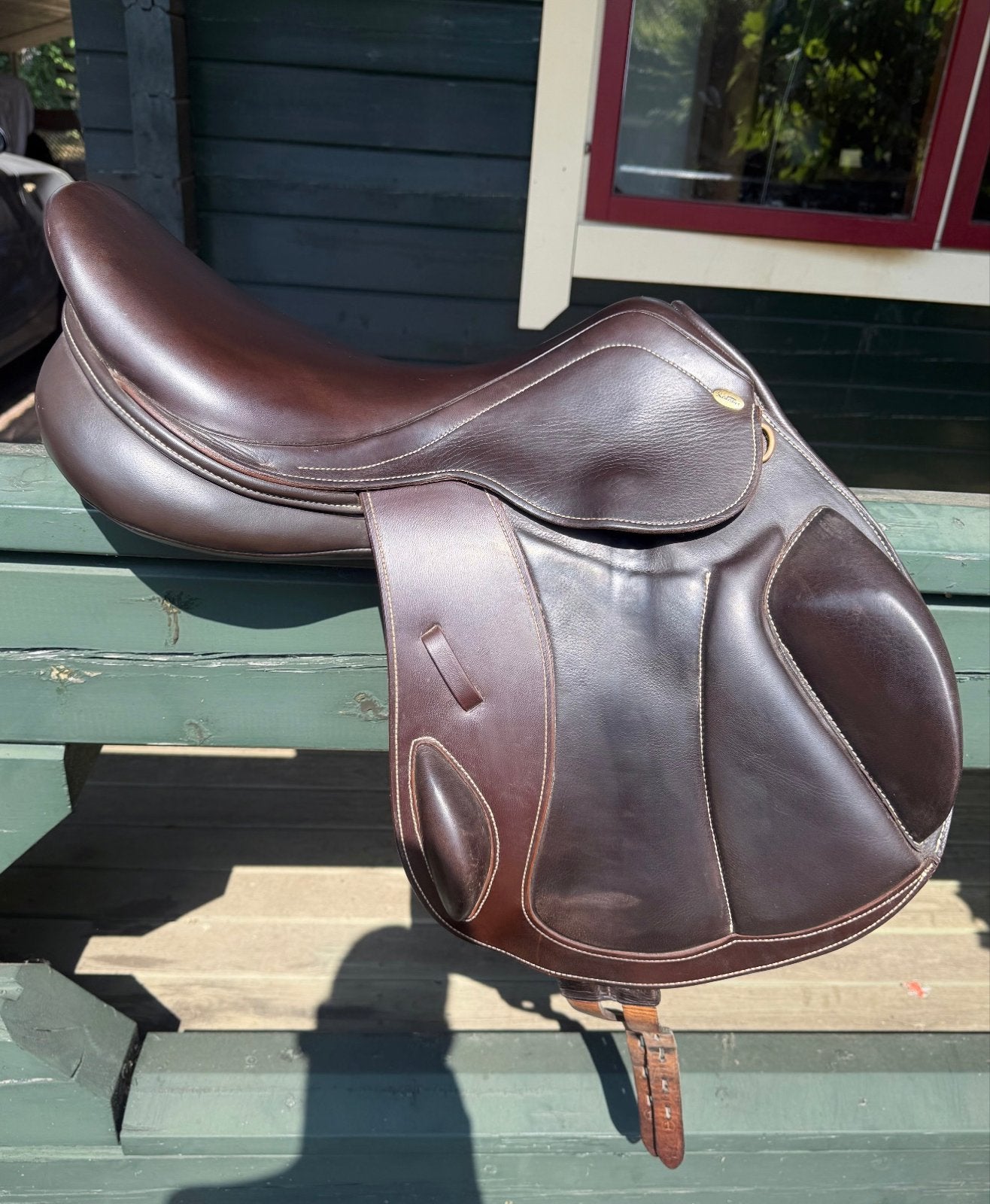 Kentaur Elektra II eventer-/springzadel 17,5 inch, L (17.5 inch), Kentaur, Diepe zit, Ophalen of Verzenden