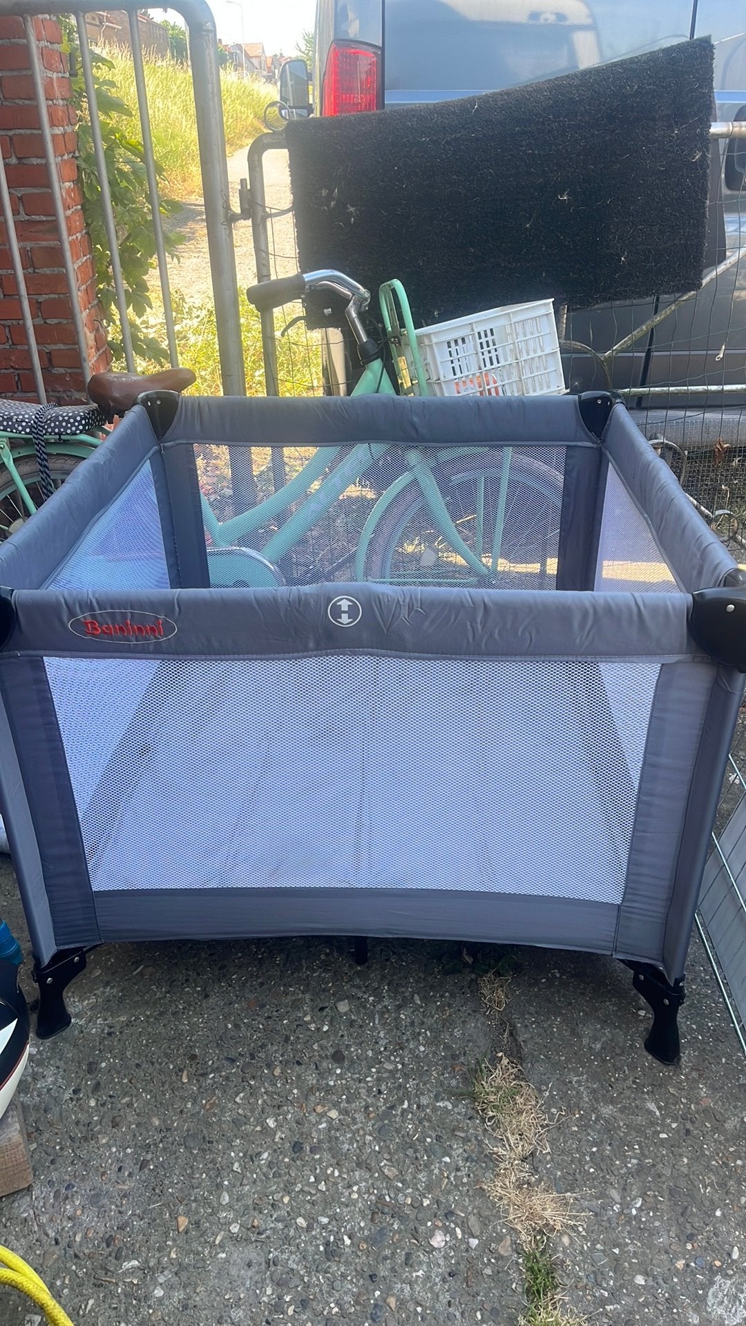 Opvouwbare (camping) box bambini, Ophalen, Gebruikt, Vierkant