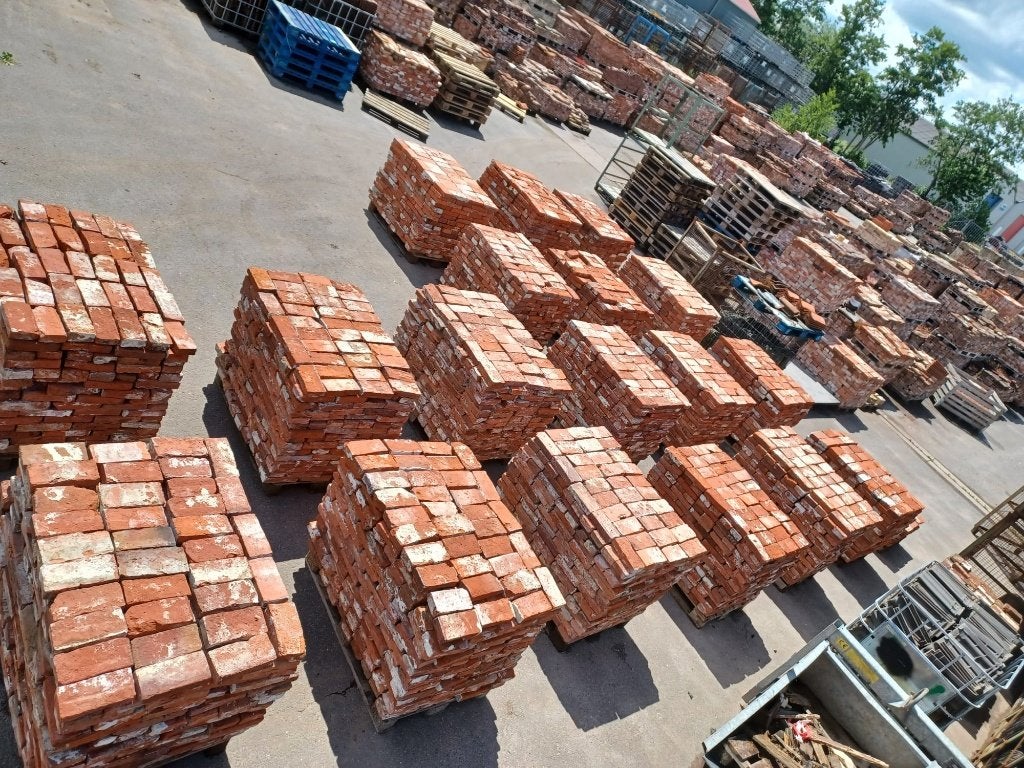 Groninger steen - rode steen - hardgebakken steen-handgebikt, Doe-het-zelf en Verbouw, Metselstenen, Ophalen, Gebruikt, Bakstenen