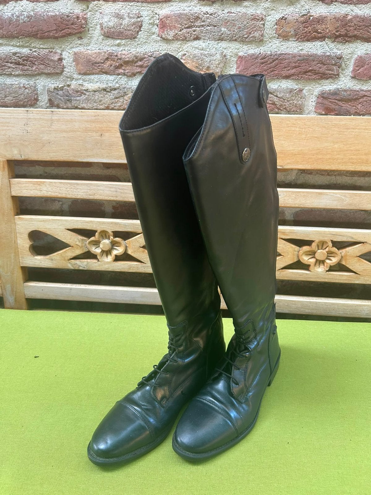 Horka lederen rijlaarzen maat 40, Ophalen, Zo goed als nieuw, Dressuur, Schoeisel
