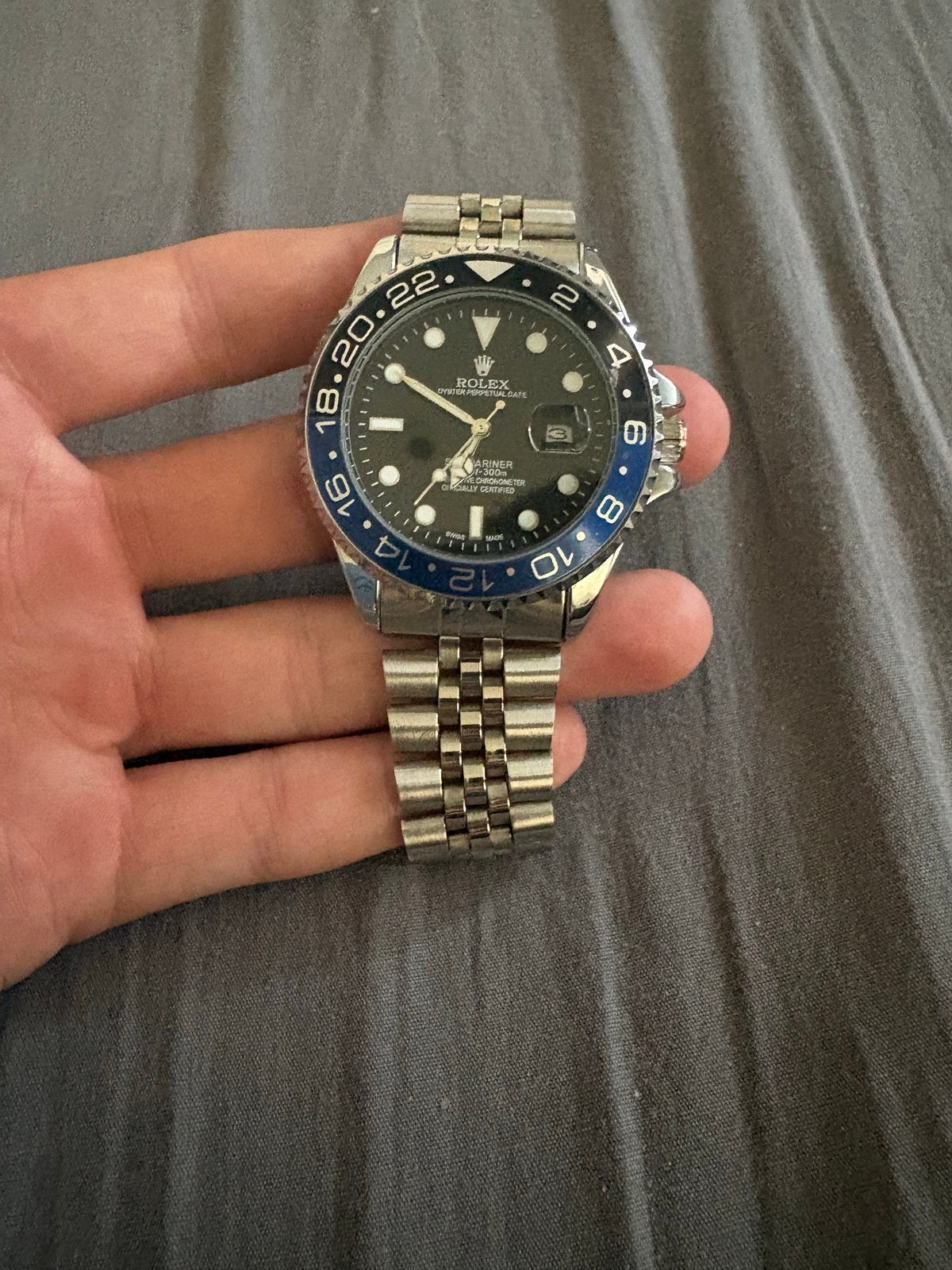 Rolex GMT-Master II 'Batman' in goede staat, Sieraden, Tassen en Uiterlijk, Horloges | Heren, Verzenden, Polshorloge, Zo goed als nieuw