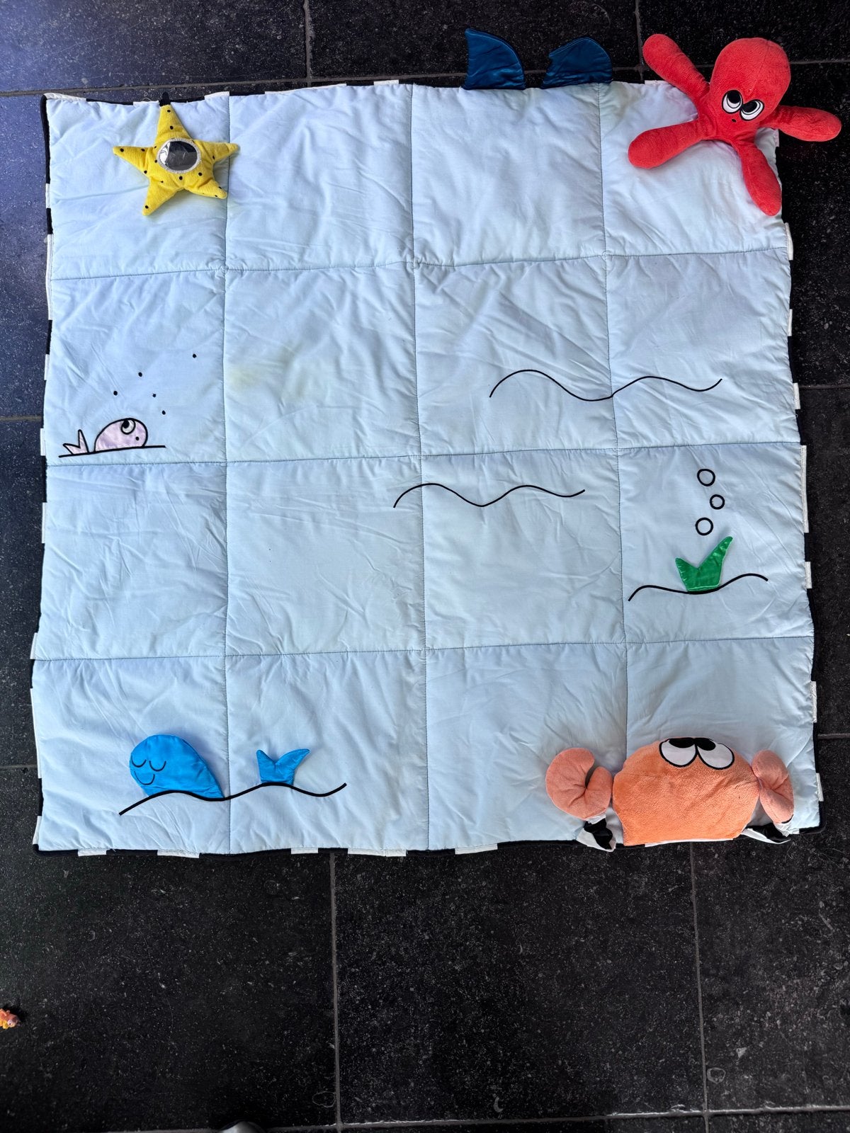 IKEA KLAPPA Speelkleed met zeedieren, Ophalen of Verzenden, Gebruikt, Speelkleed