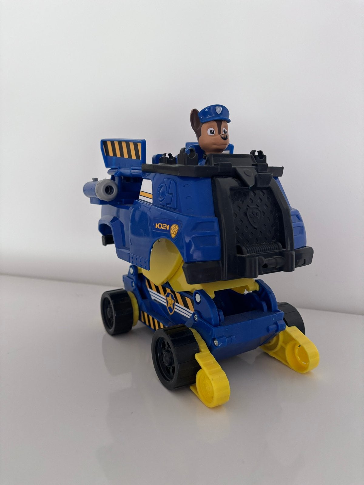 Paw Patrol Chase transformer voertuig met figuur, Ophalen, Gebruikt