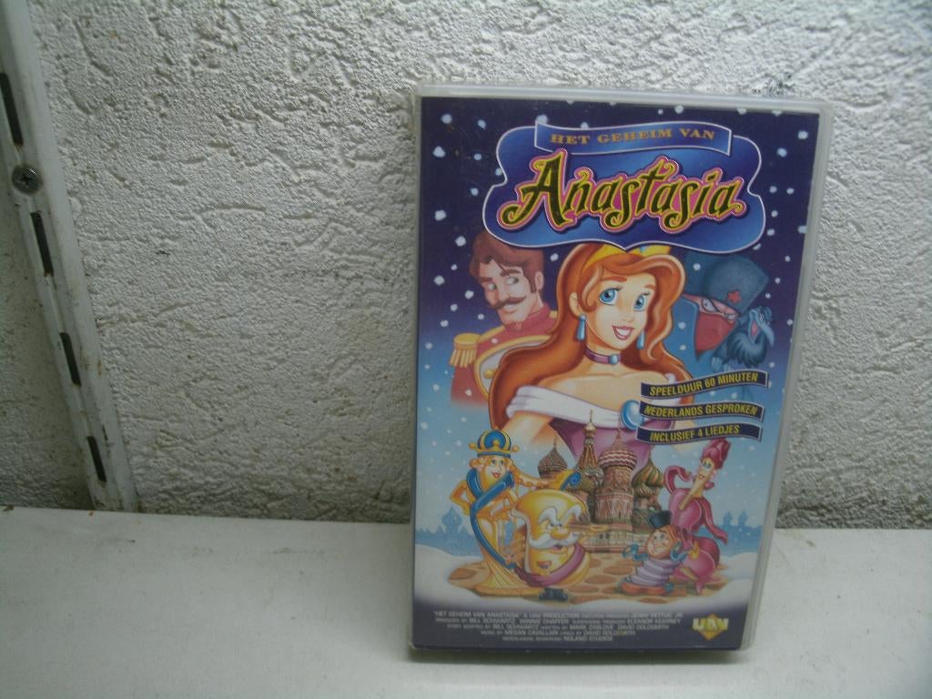vhs 213a anastasia het geheim van, Cd's en Dvd's, VHS | Kinderen en Jeugd, Alle leeftijden, Ophalen of Verzenden, Zo goed als nieuw